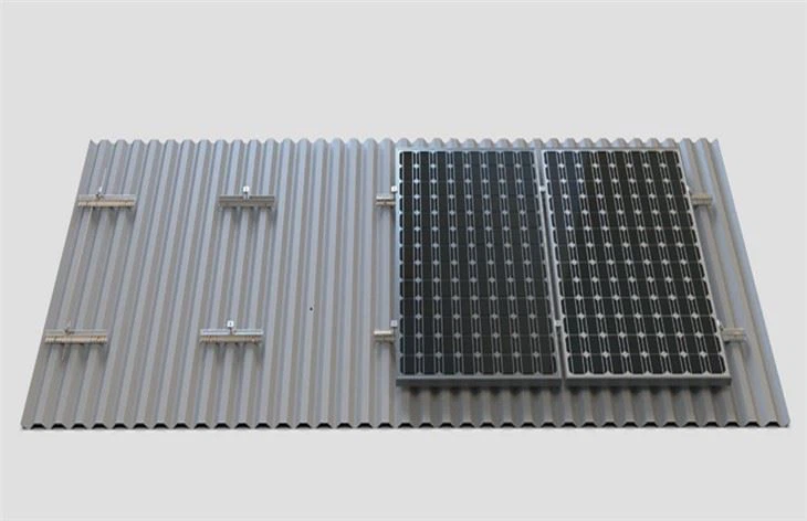 Tin Roof Mounting Structure Image 2