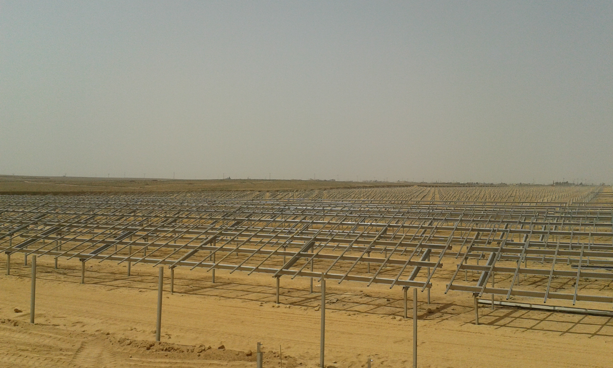 Al-Badiya PV module alignment