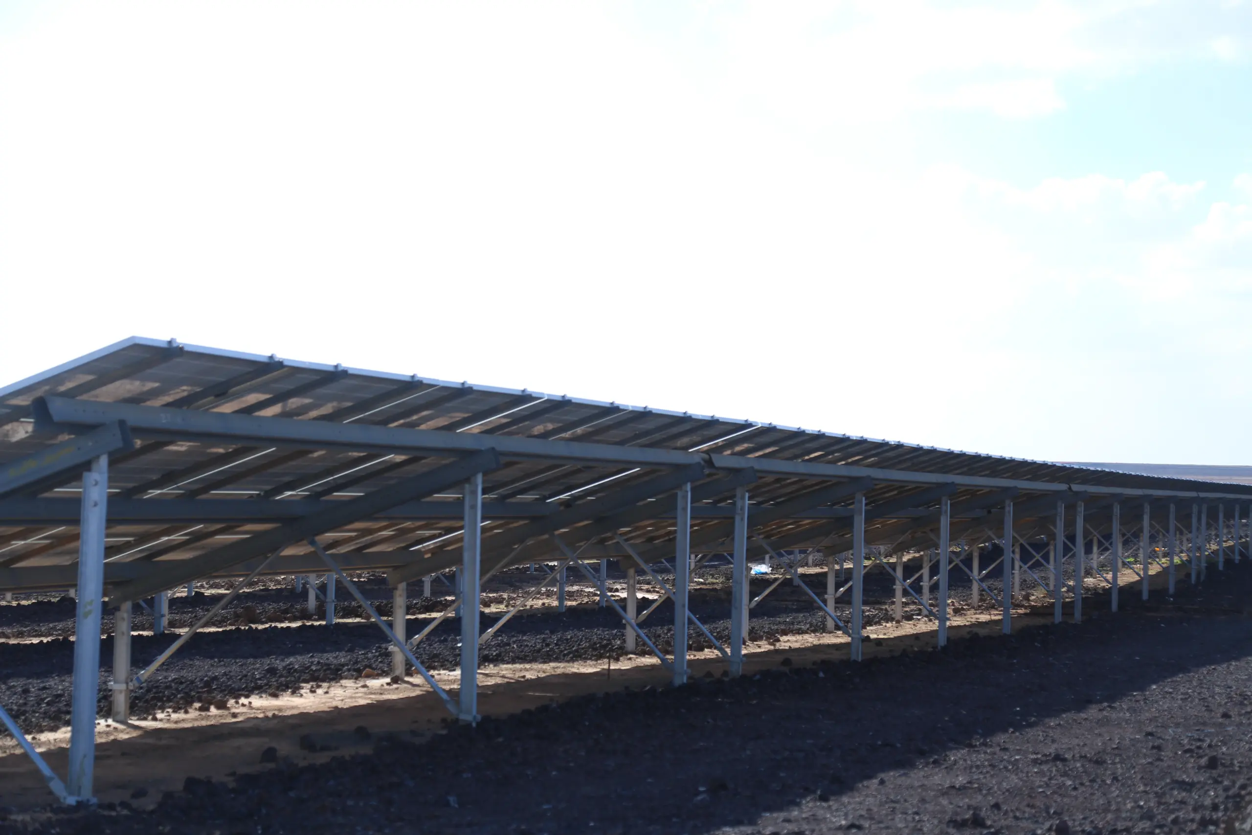 Al-Badiya ground mounting structure
