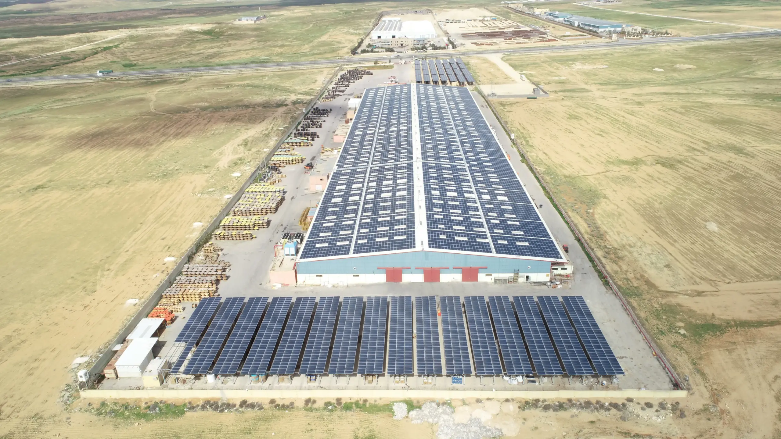 UCIC industrial rooftop solar arrays